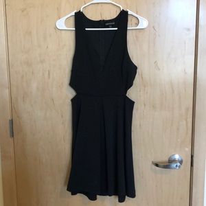 Black Express Cutout Dress (4 Regular)